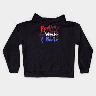 Red white & Blue. Kids Hoodie